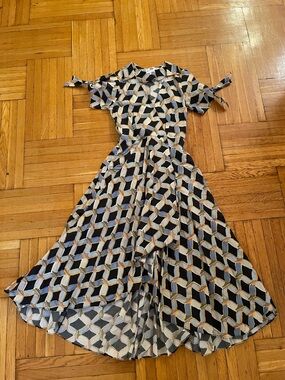 MILLY Printed Cotton Sundress / Size 8